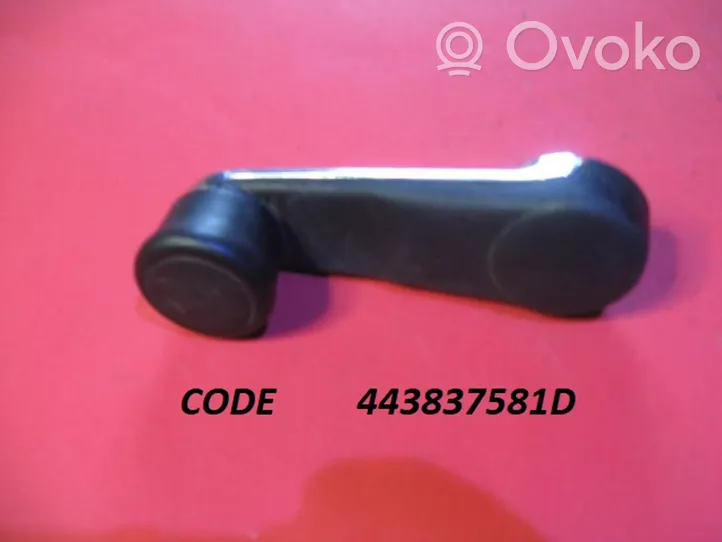 Audi 80 90 B3 Rear door window winding handle 443837581D