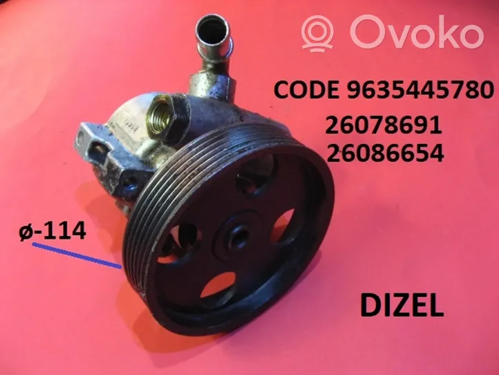 Citroen Xsara Picasso Vairo stiprintuvo siurblys 9635445780