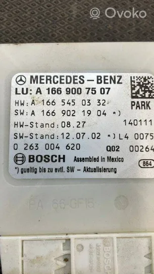 Mercedes-Benz ML W166 Unité de commande, module PDC aide au stationnement A1669007507