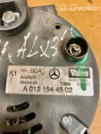 Mercedes-Benz A W168 Alternator A0121544502