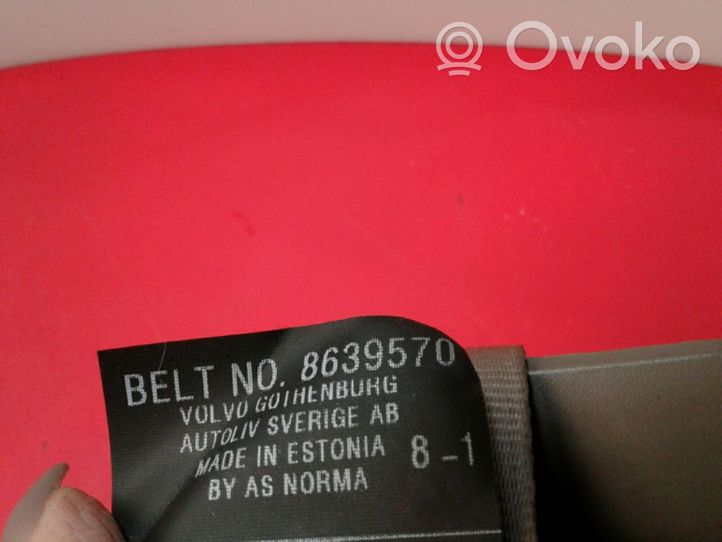 Volvo C70 Pas bezpieczeństwa fotela tylnego 