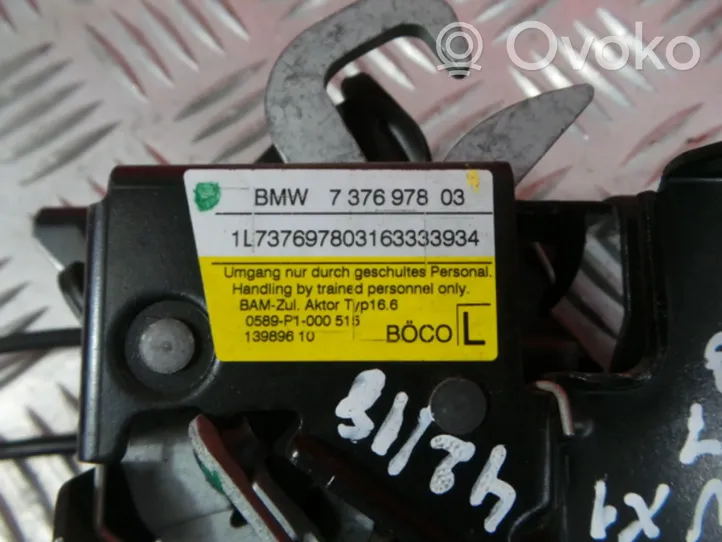 BMW X1 F48 F49 Anello/gancio chiusura/serratura del vano motore/cofano 