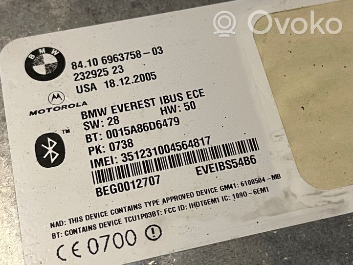 BMW 5 E60 E61 Bluetoothin ohjainlaite/moduuli 6963758
