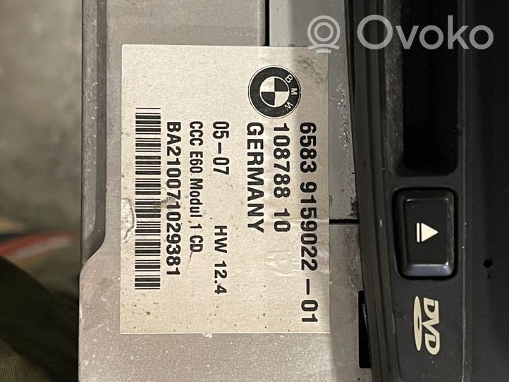 BMW 5 E60 E61 Module de contrôle vidéo 9159022