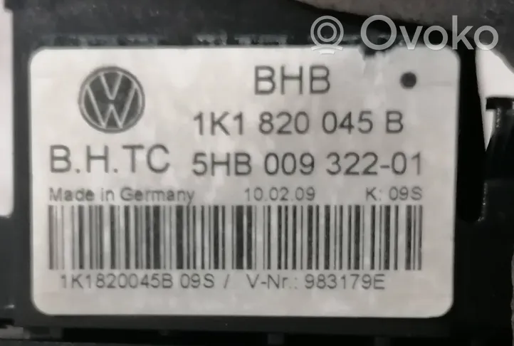 Volkswagen Golf V Ilmastoinnin ohjainlaite 1K1820045B