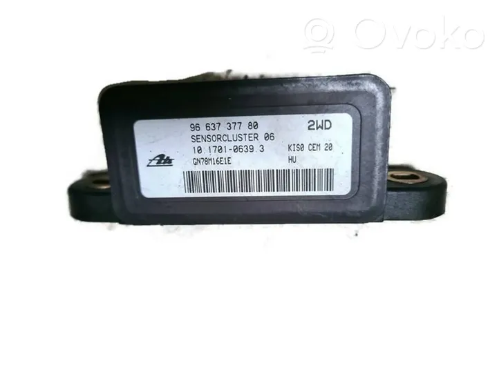 Citroen C3 ESP (elektroniskās stabilitātes programmas) sensors (paātrinājuma sensors) 9663737780