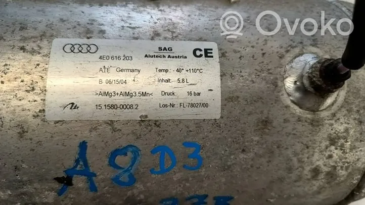 Audi A8 S8 D3 4E Réservoir d'air sous vide 4E0616203