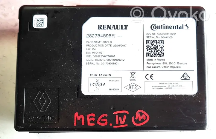 Renault Megane IV Autres unités de commande / modules 282754595R