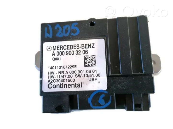 Mercedes-Benz C W205 Centralina/modulo pompa dell’impianto di iniezione A0009003206