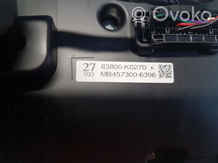 Toyota Yaris XP210 Compteur de vitesse tableau de bord 83800-K0270