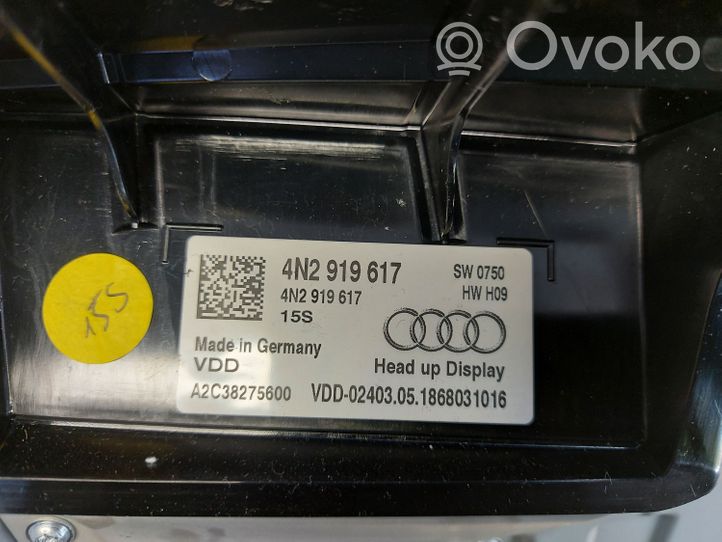 Audi A8 S8 D5 Schermo del visore a sovrimpressione 4N2919617