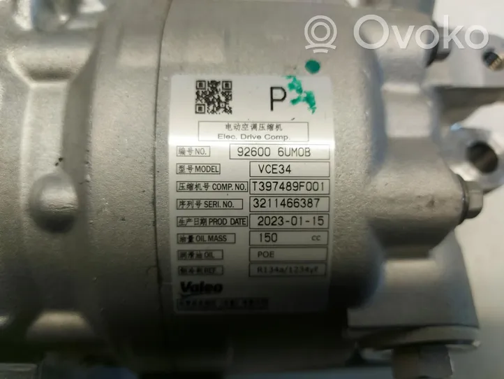 Nissan Qashqai J12 Compressore aria condizionata (A/C) (pompa) 223393864