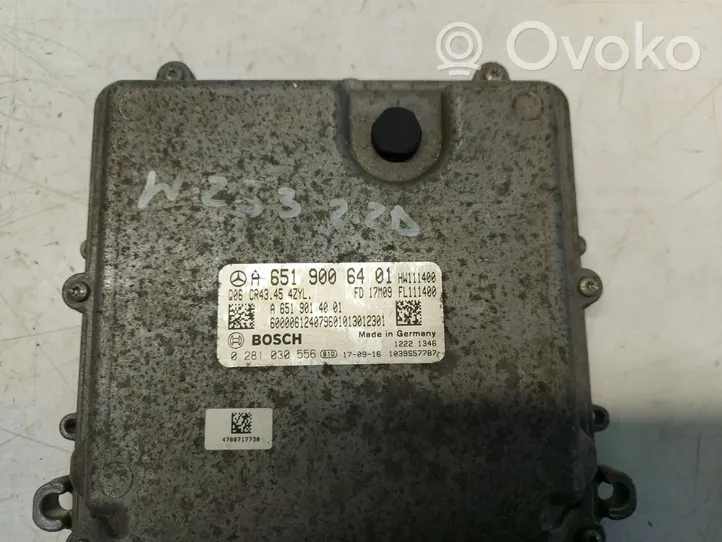 Mercedes-Benz GLC X253 C253 Centralina/modulo motore ECU A6519006401