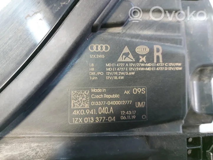 Audi A6 S6 C8 4K Lampa przednia 4k0941040a