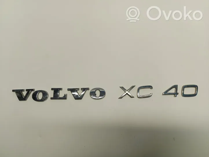 Volvo XC40 Logo, emblème, badge 