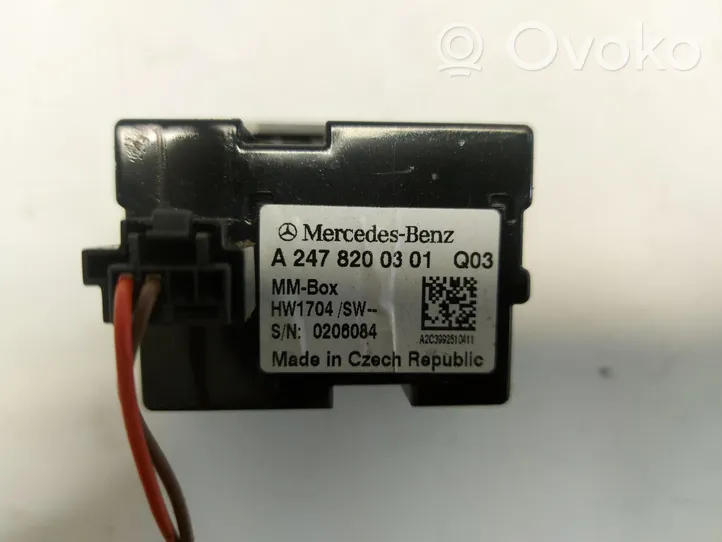Mercedes-Benz B W247 Connettore plug in USB a2478200301