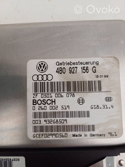 Audi A6 S6 C5 4B Module de contrôle de boîte de vitesses ECU 4B0927156G