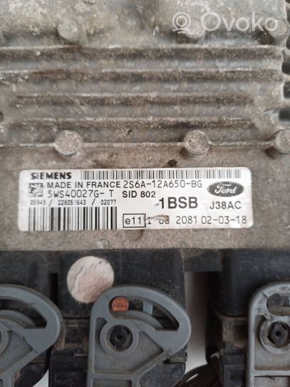 Ford Fiesta Calculateur moteur ECU 2S6A12A650BG