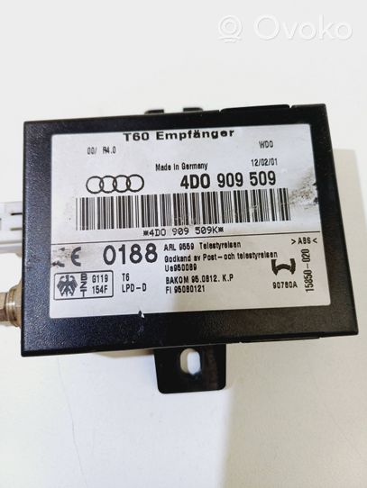 Audi A6 S6 C5 4B Autonominio šildytuvo (webastos) valdymo blokas 4D0909509K