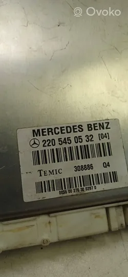 Mercedes-Benz S W220 Pakabos valdymo blokas 2205450532