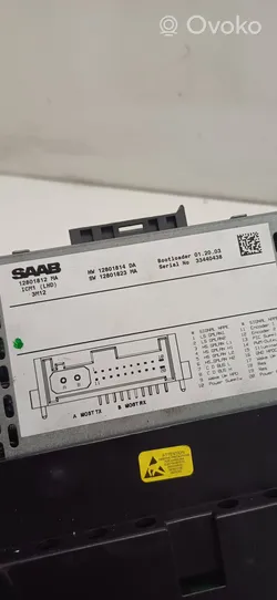 Saab 9-3 Ver2 Unità principale autoradio/CD/DVD/GPS 12801814