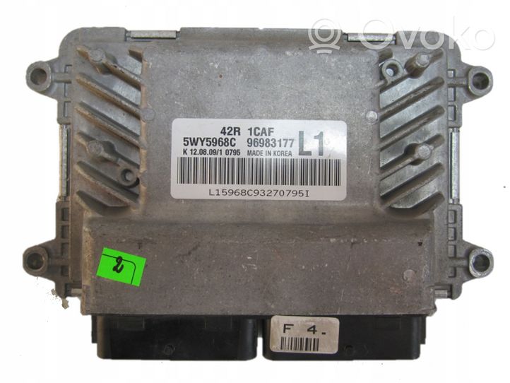 Chevrolet Aveo Sterownik / Moduł ECU 96983177