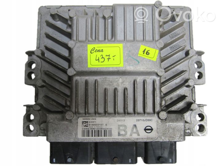 Nissan Qashqai Dzinēja vadības bloks 23710JD59C