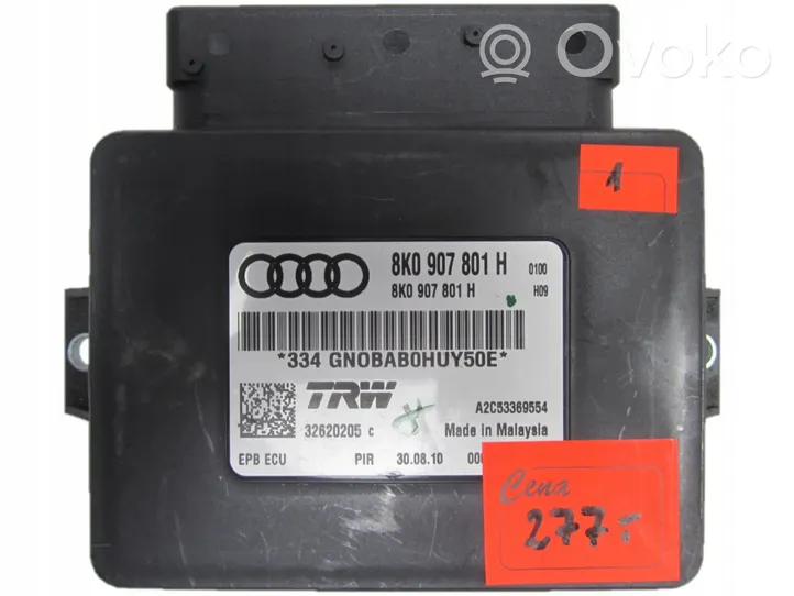 Audi A5 Interrupteur de poignée d'ouverture de coffre arrière 8K0907801H