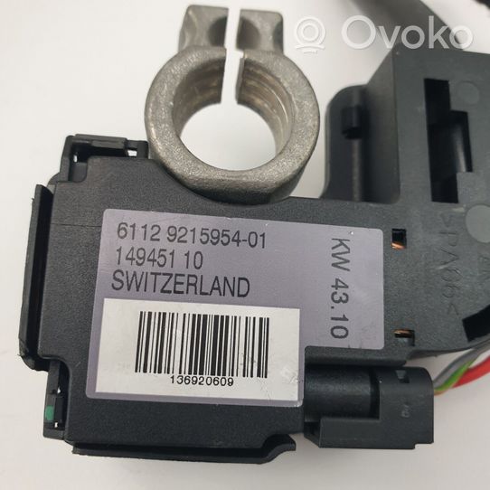 BMW X5 E70 Cavo negativo messa a terra (batteria) 9215954