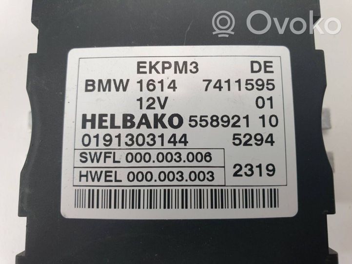 BMW M4 F82 F83 Sterownik / Moduł pompy wtryskowej 7411595