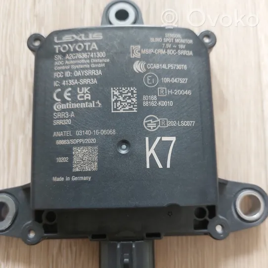 Toyota Yaris XP210 Blind spot control module 88162K0010