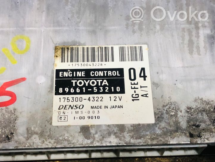 Lexus IS IV XE40 Unité de commande, module ECU de moteur 89661-53210