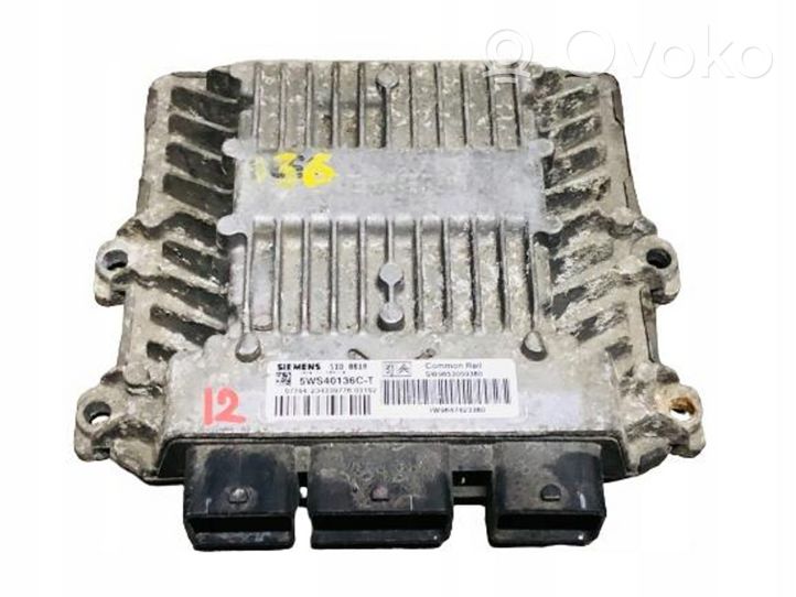 Citroen Berlingo Centralina/modulo motore ECU 5WS40136C-T