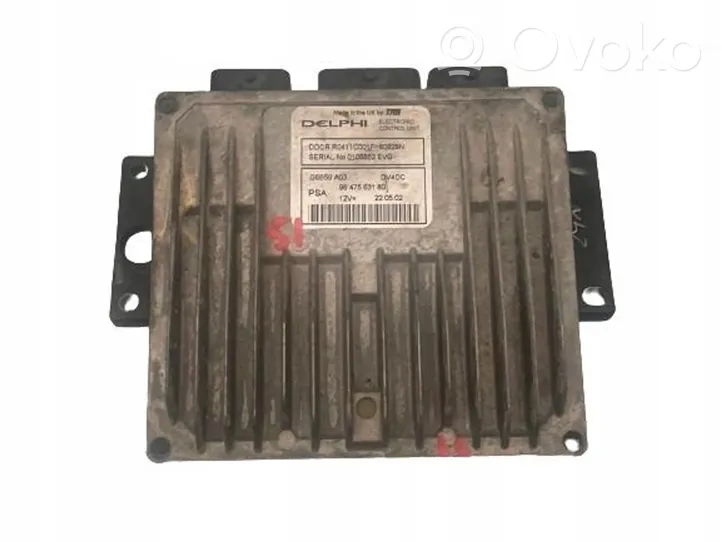 Citroen C3 Unité de commande, module ECU de moteur 9647563180