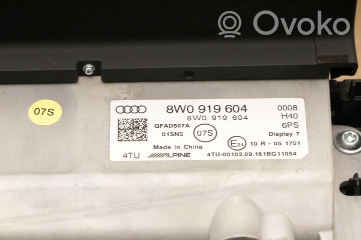 Audi A4 S4 B9 Monitor / wyświetlacz / ekran 8W0919604