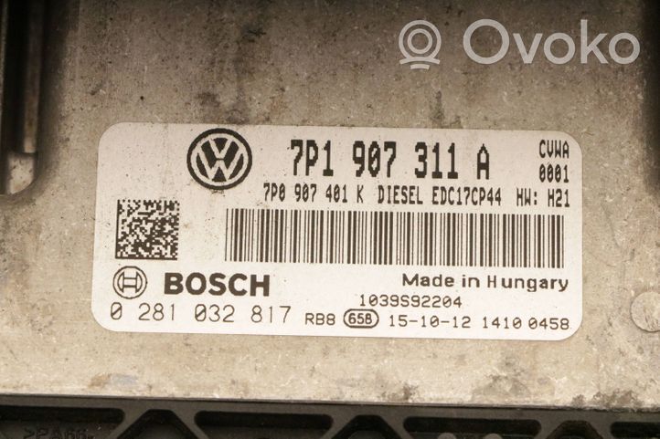 Volkswagen Touareg II Centralina/modulo del motore 0281032817