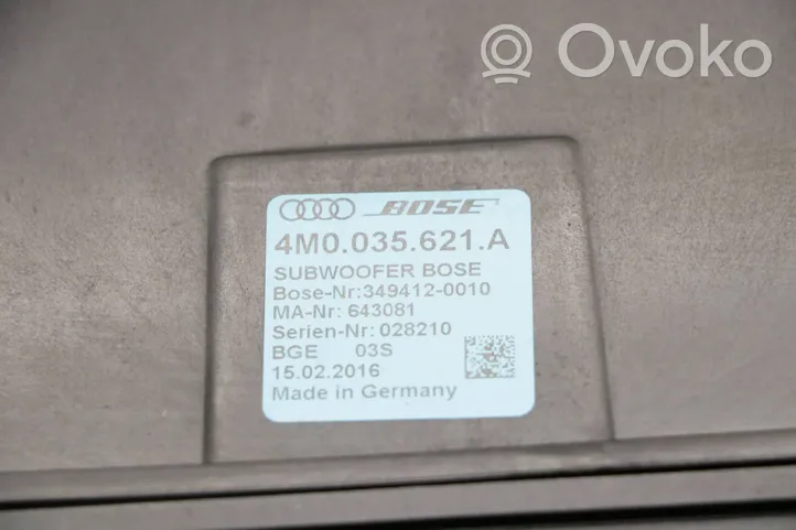 Audi Q7 4M Žemo dažnio garsiakalbis 4M0035621A