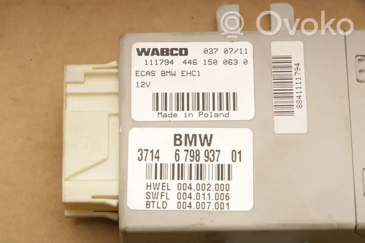 BMW 5 F10 F11 Sterownik / Moduł tylnego zawieszenia pneumatycznego 371467893701