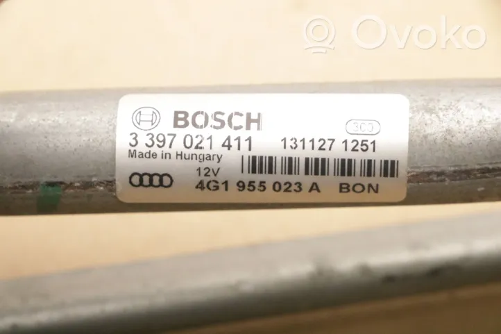 Audi A6 C7 Mechanizm i silniczek wycieraczek szyby przedniej / czołowej 4G1955023A