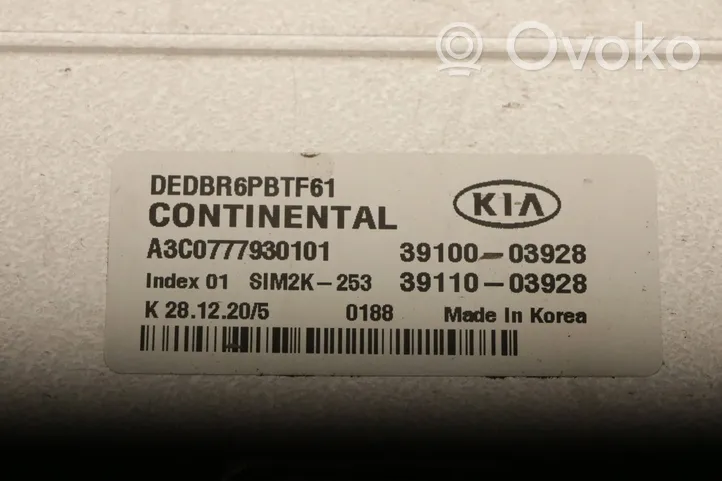 KIA Niro Calculateur moteur ECU 39100-03928