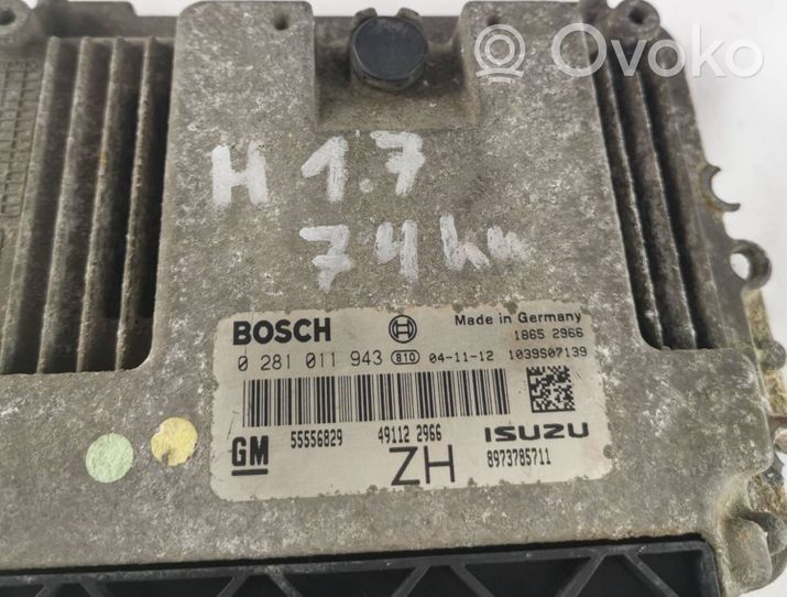 Opel Astra H Sterownik / Moduł ECU 55556829