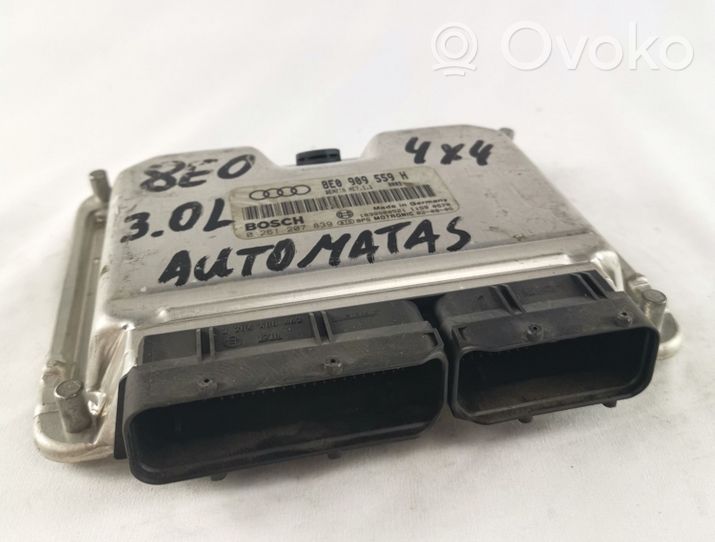 Audi A6 S6 C5 4B Variklio valdymo blokas 8E0909559H