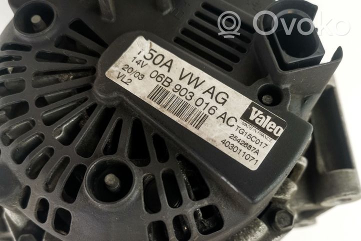 Audi A4 S4 B6 8E 8H Alternator 06B903016AC