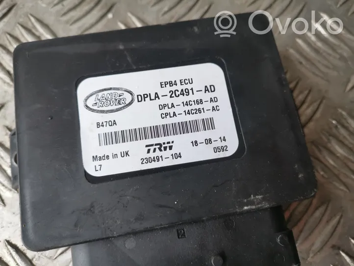 Land Rover Range Rover Sport L494 Modulo di controllo del freno a mano DPLA2C491AD