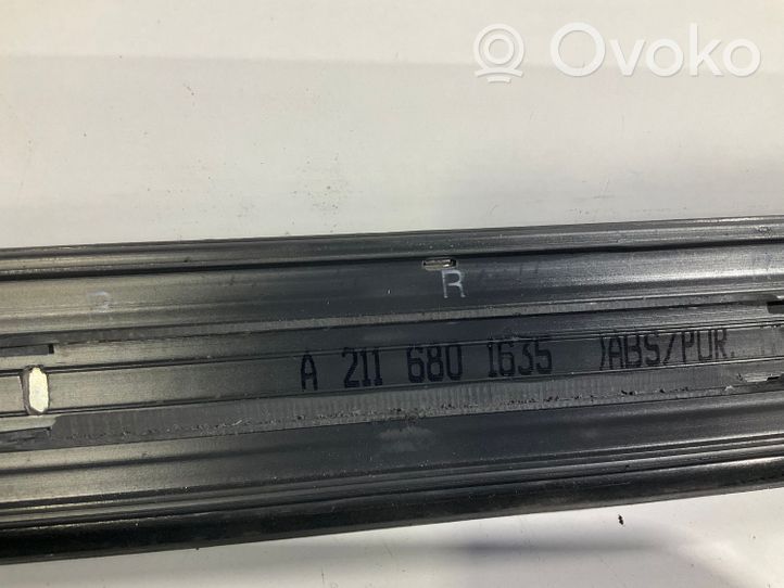 Mercedes-Benz E W211 Rivestimento posteriore minigonna laterale A2116801635