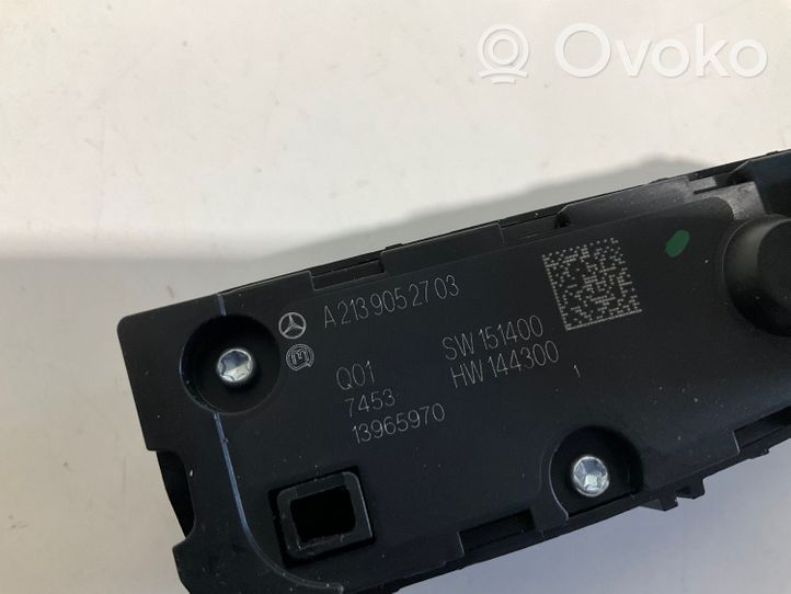 Mercedes-Benz E W213 Module de contrôle caméra arrière A2139052703