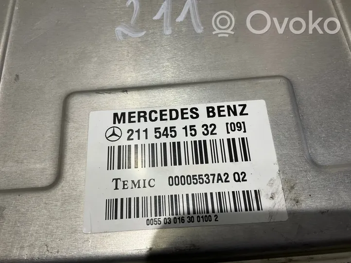 Mercedes-Benz E W211 Centralina/modulo sospensioni 2115451532