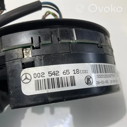 Mercedes-Benz C W203 Bague collectrice/contacteur tournant airbag (bague SRS) 0025426518