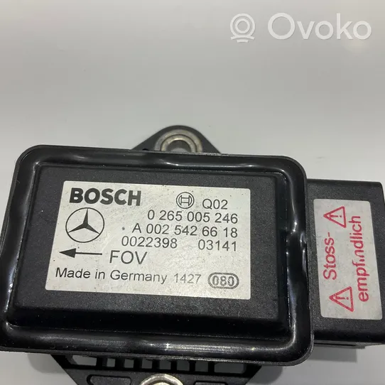 Mercedes-Benz E W211 Sensore di imbardata accelerazione ESP A0025426618