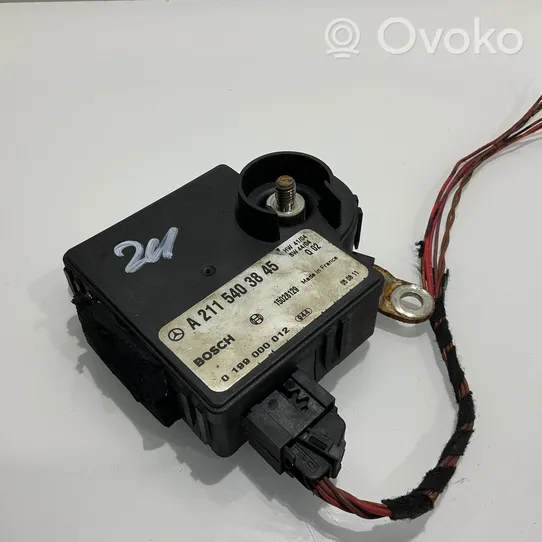 Mercedes-Benz E W211 Modulo di controllo della batteria A2115403845